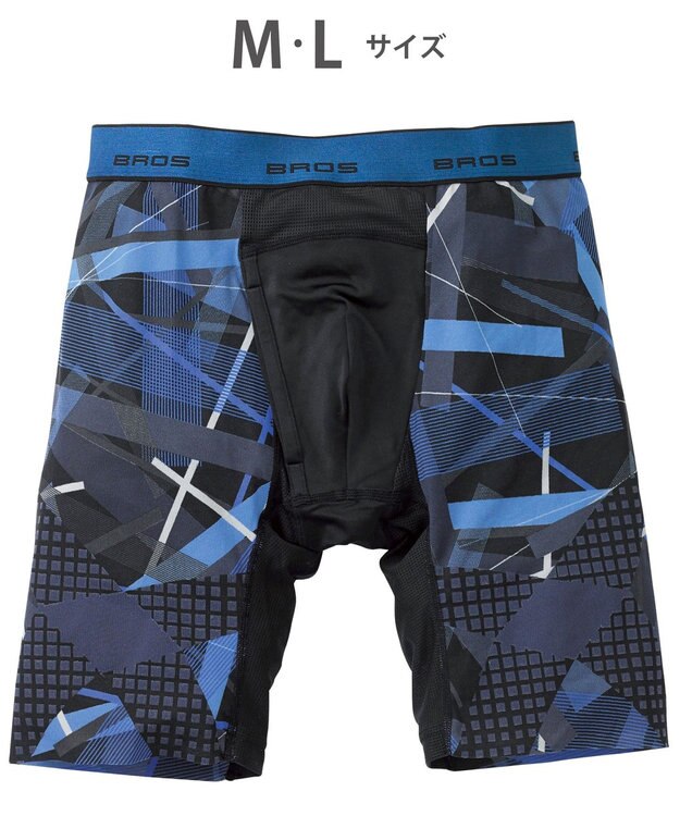 WACOAL MEN 【クロスウォーカー】 はいて歩いてカロリー消費アップをめざそう！ ムレ軽減設計 ロング丈 前開き GX6006 /ブロス バイ ワコールメン サンドベージュ