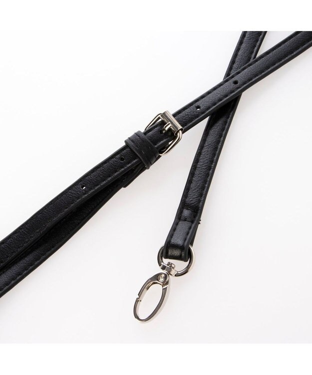 UNBILLION カシュカシュ cachecache / プラ手ハンドルキラキラミニ2wayバッグ ブラックミックス