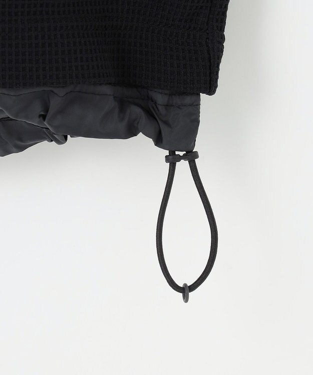 JOSEPH ABBOUD MOUNTAIN 【吸水速乾/通気性】ハイゲージワッフル Ｔシャツ ブラック系