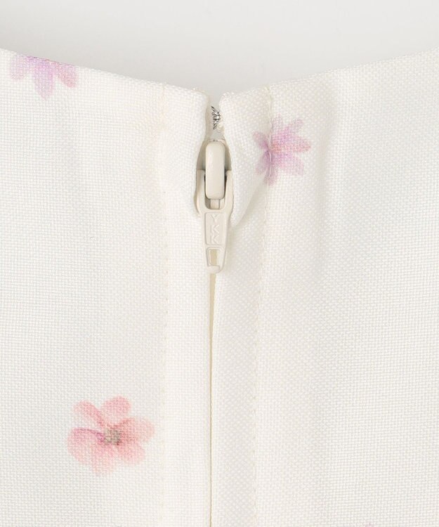 ANY KIDS フラワープリントワンピース エクリュ