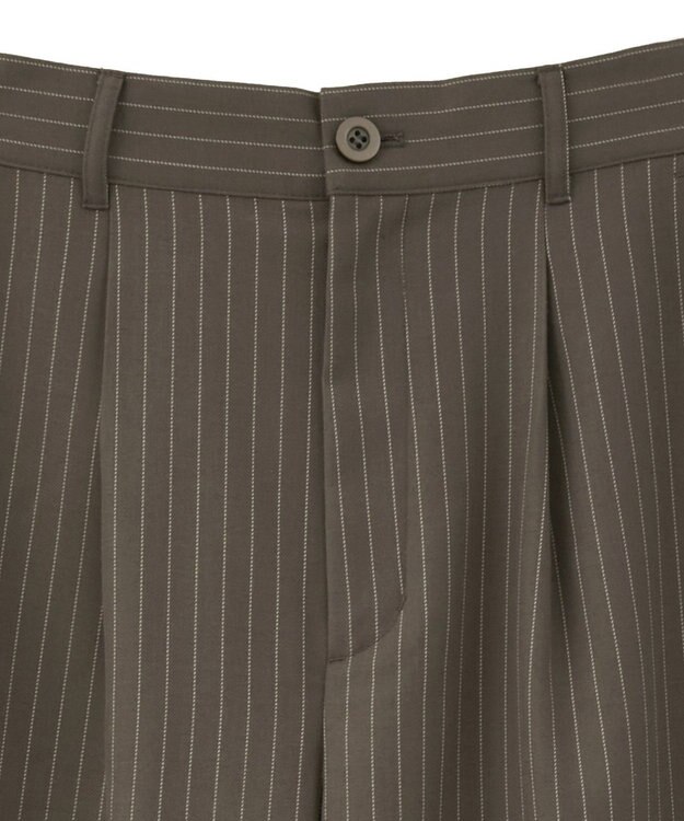 CRAFT STANDARD BOUTIQUE ピンストライプパンツ Stripe Brown