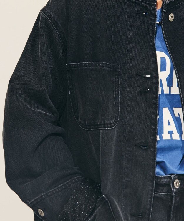 AMERICAN HOLIC デニムカバーオール Black
