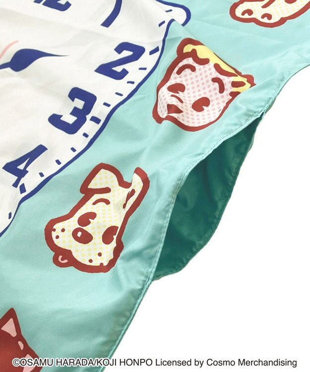 ROOTOTE 6379【スカーフのようなトート】OSAMU GOODS(R)×ROOTOTE タブロー50.オサム-A 03：ミント