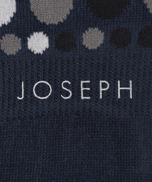 JOSEPH HOMME ポルカドットカバー　フットカバー ダルブルー系
