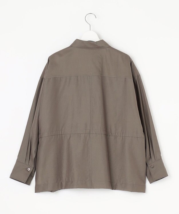 自由区 【XSサイズ～/洗える】シアー ジャケット ブラウン系