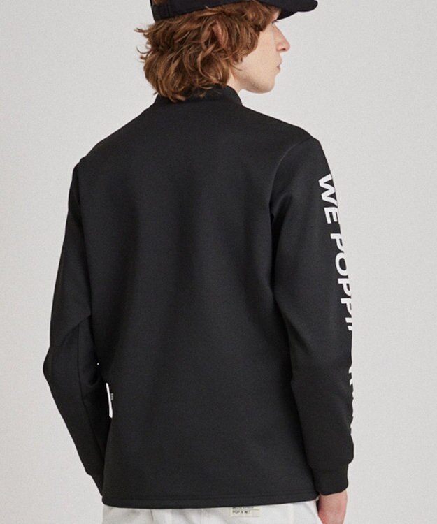 PW CIRCULUS 【ストレッチ / 快適 / 一枚でサマになる】【MEN】NEW ロゴモック T ブラック系