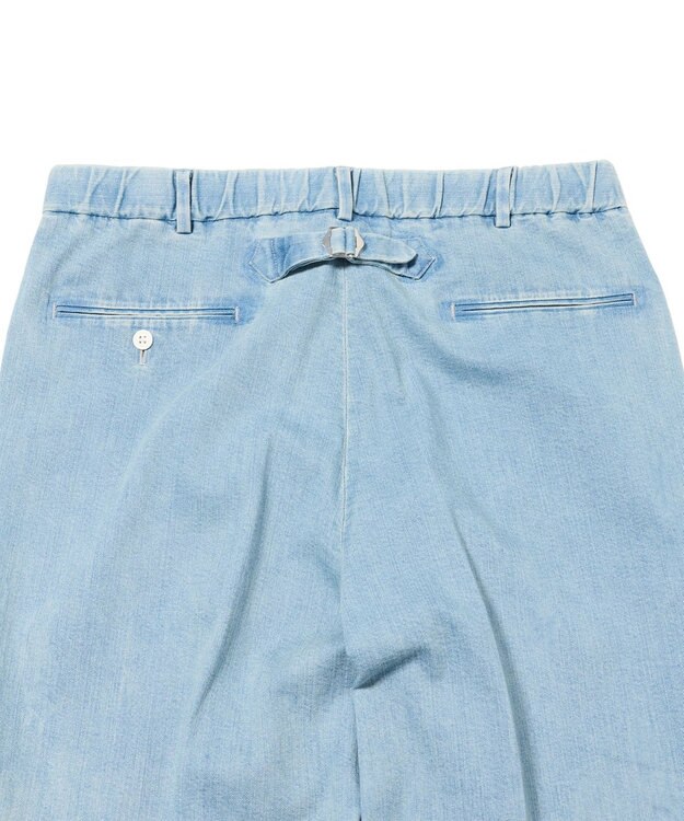 J.PRESS MEN 【J.PRESS ORIGINALS】【UNISEX】Washed Piped Stem DENIM サックスブルー系