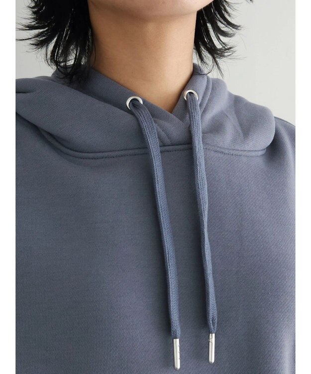 Green Parks ムジークタイガー／裏起毛刺しゅうフーディー Blue Gray