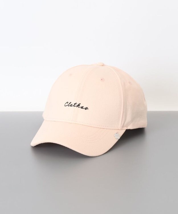 AURORA 【 CLATHAS.（クレイサス）】刺繍チャーム付きキャップ ピンク