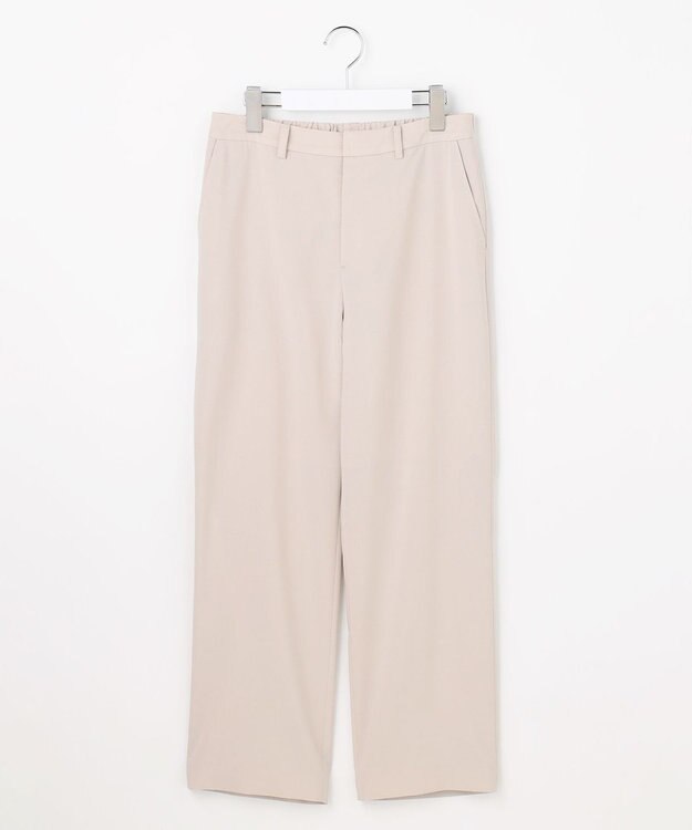J.PRESS LADIES L 【セットアップ対応】ファンマートロストレッチ テーパード パンツ グレージュ系
