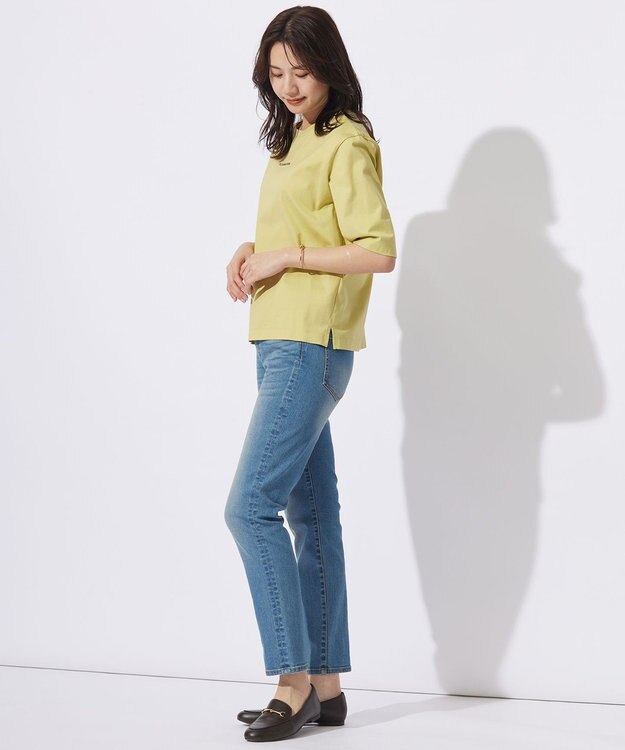 J.PRESS LADIES L ロゴ Tシャツ ピスタチオ系