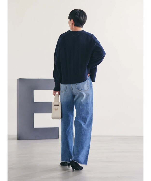 AMERICAN HOLIC 切替フレアデニム Indigo