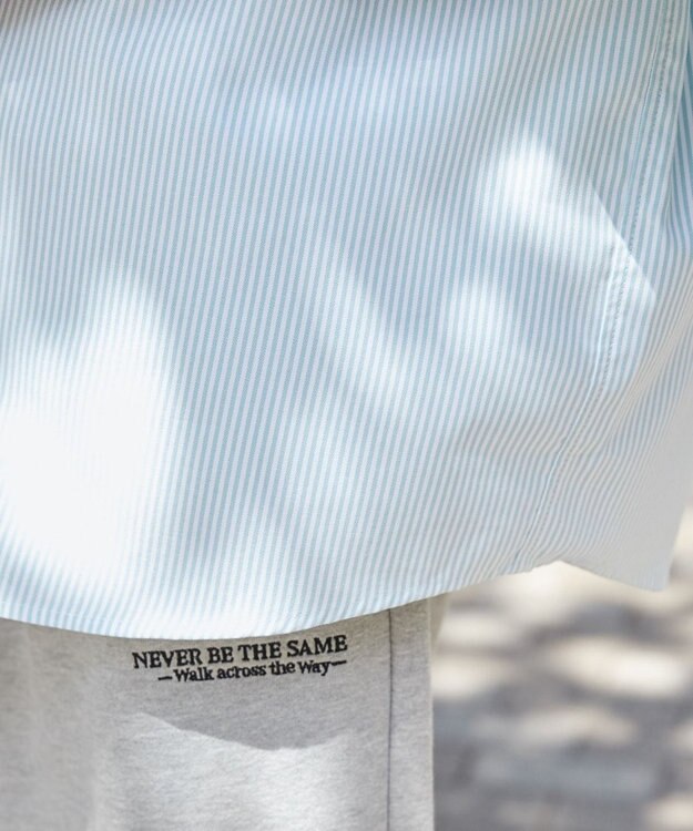 WEGO 【ユニセックス着用ITEM/シワになりにくい】イージーケアオックスフォードシャツ（S） グリーンストライプ