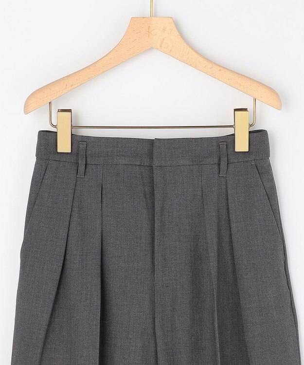 組曲 ウーステッドワイド パンツ グレー系