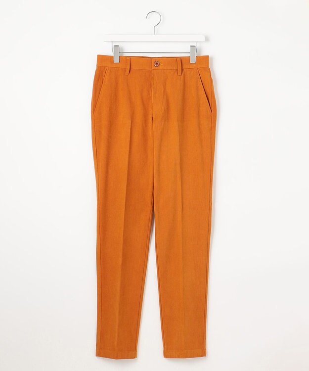 23区GOLF 【MEN】コーデュロイ カラー パンツ キャメル系