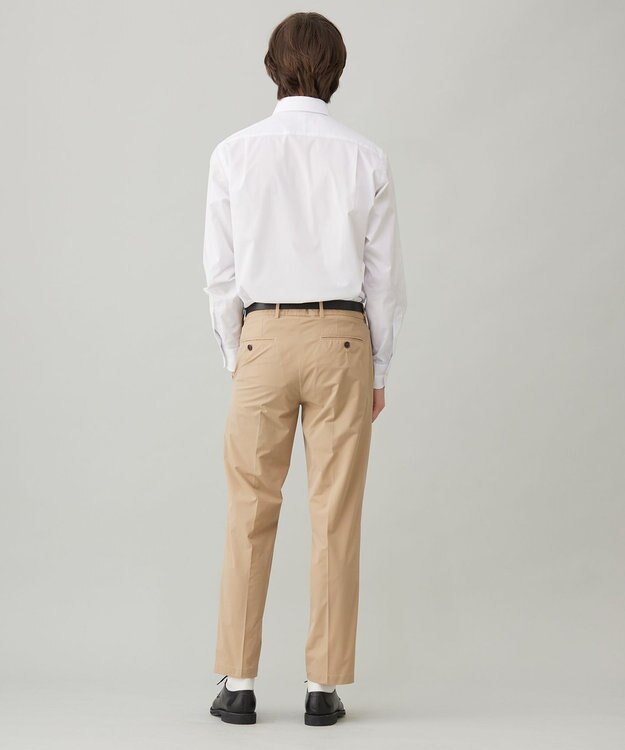 UNFILO MENS ドライ ストレッチ ドレスシャツ ホワイト