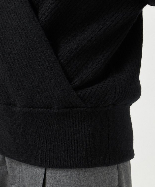 23区 S 【エステータ】カシュクール ニット ブラック系