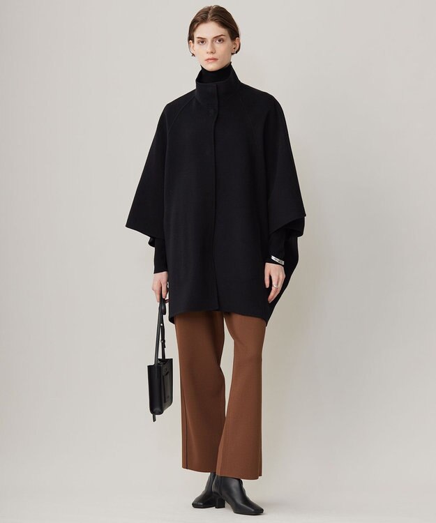 ICB WoolRever ポンチョコート ブラック系