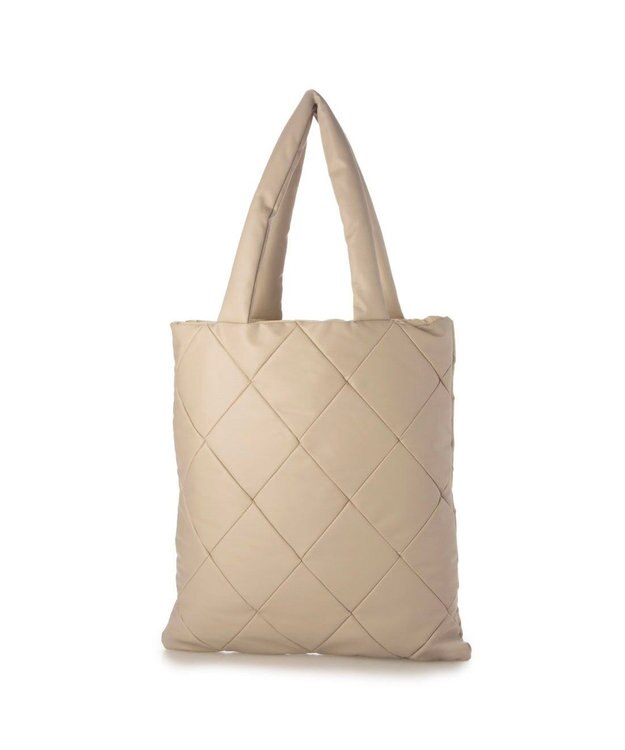 UNBILLION カシュカシュ cachecache / 合皮×ナイロンリバーシブルトート アイボリー