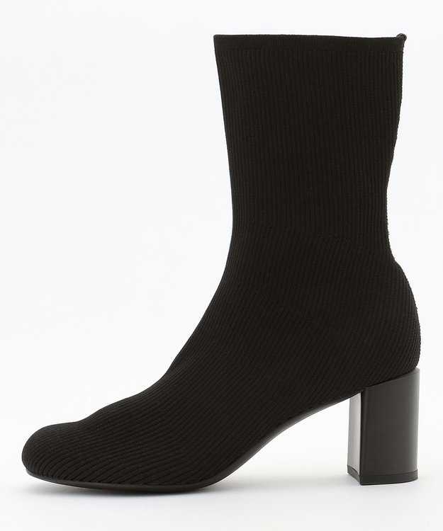 steppi 【防水 / 洗える】オブリークトゥ ブーツ ブラック