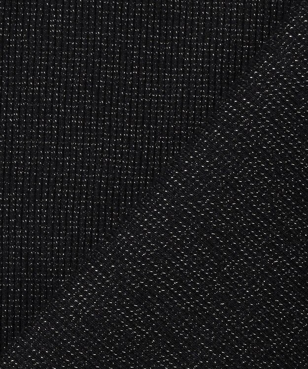 ICB 【WEB限定カラーあり・先行予約】 ブロードステッチリブ タンクトップ ブラックラメ