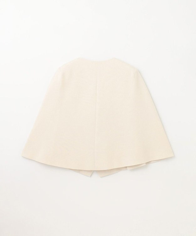 GRACE CONTINENTAL ケープスリーブジャケット ベージュ