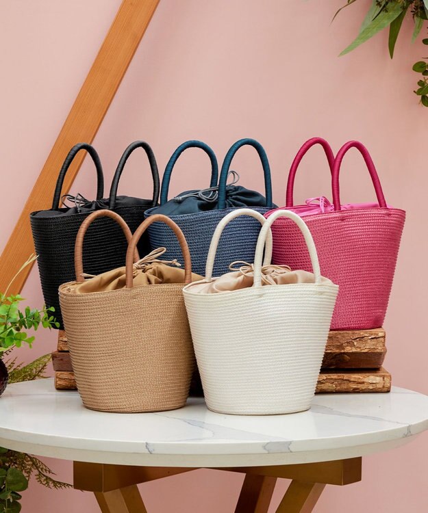 Tiaclasse 【新色追加】テーパードコロールバッグ ホワイト