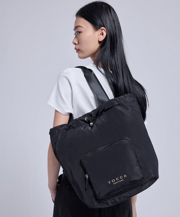 TOCCA CORRERE 2WAY TOTE トートバッグ【WEB＆一部店舗限定・A4サイズ対応】 ブラック系