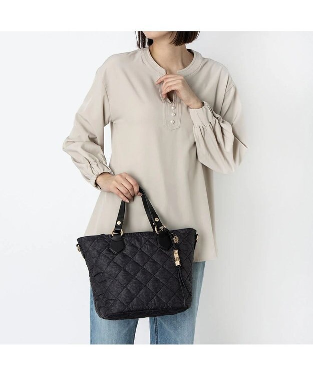 ANNA SUI エアリット 2WAYトートバッグ クロ