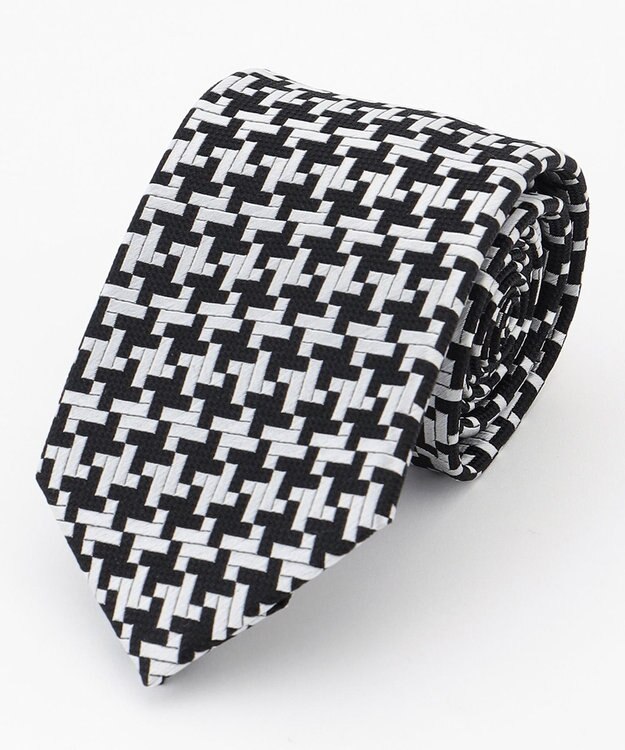 JOSEPH HOMME ウィンドミルジャガード　ネクタイ ブラック系7