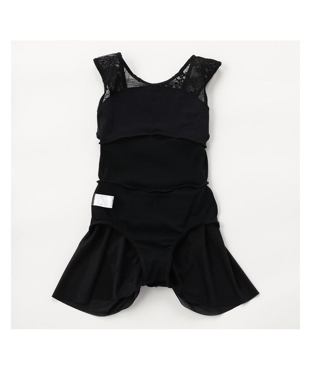 Chacott スカート付レオタード ブラック