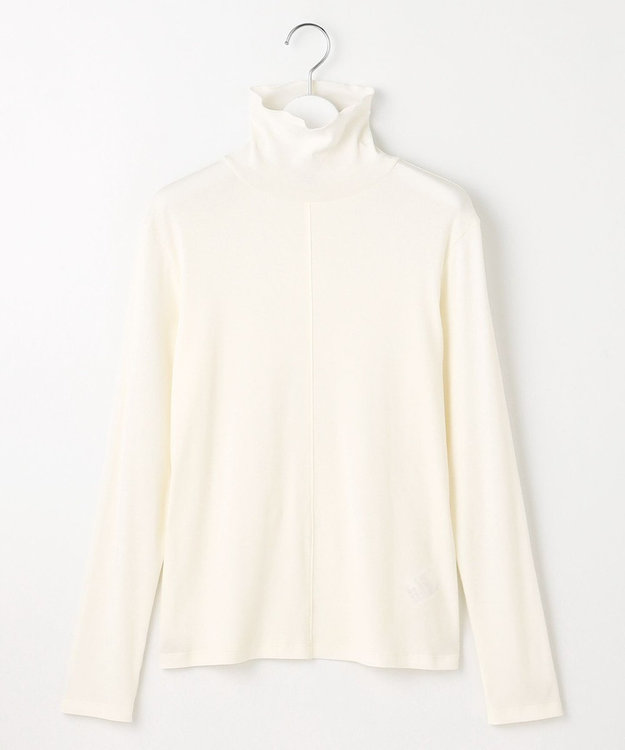 J.PRESS LADIES L タートルジャージー カットソー オフ系