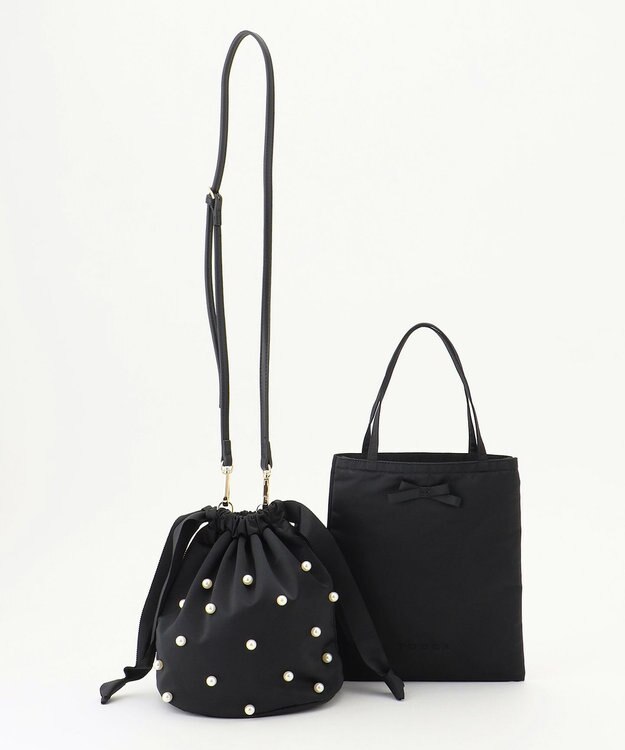 TOCCA 【ヨンアさん×大人百花×TOCCAコラボ】PEARL SHOWER 2SET BAG バッグ ブラック系