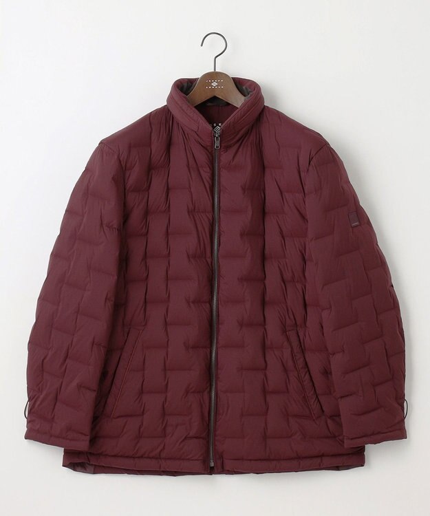 JOSEPH ABBOUD 【キングサイズ・軽量/ポケッタブル/撥水】 2WAYストレッチ・パッカブル ダウン ブルゾン ワイン系