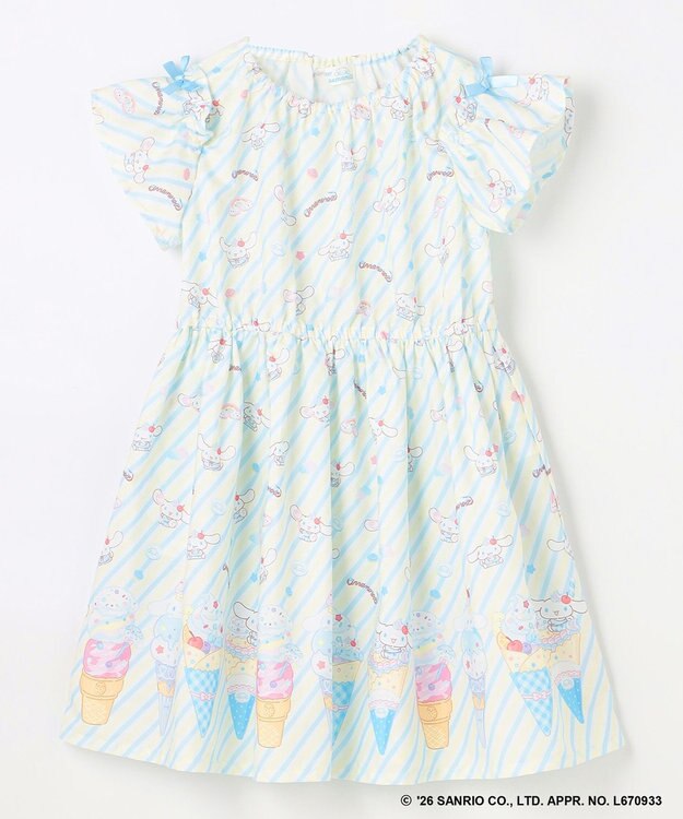 ANY KIDS 【サンリオキャラクターズ×ANY KIDS】2WAY ファンシーワンピース シナモロール×サックスブルー