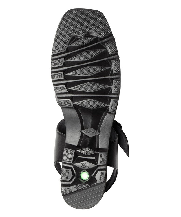 ASICS WALKING ペダラ ソフトラギッドサンダル レディース 2E ブラック系