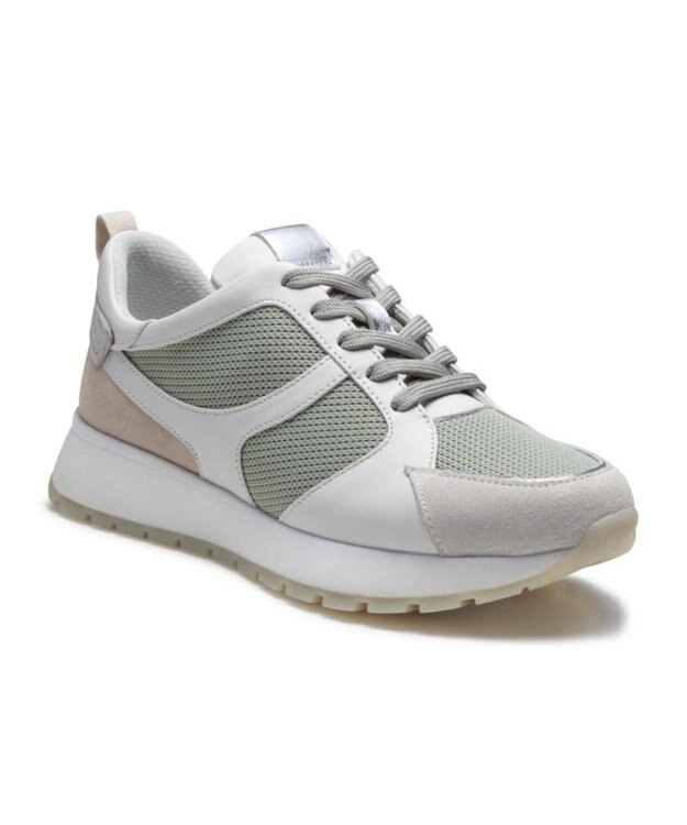 REGAL FOOT COMMUNITY 【リーガルレディース】BF07 メッシュスニーカー グリーンベージュ