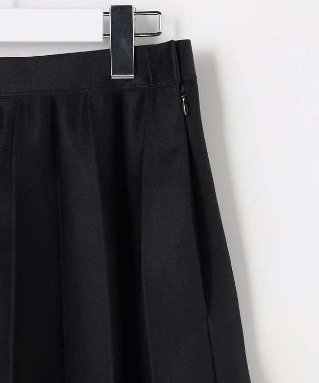 自由区 【上品・きれいめ】シアープリーツ スカート ブラック