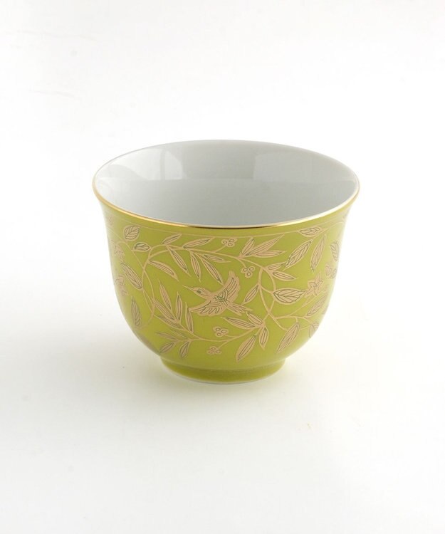 たち吉 【たち吉】萌葱金彩お茶呑茶碗〈５客〉美濃焼 グリーン