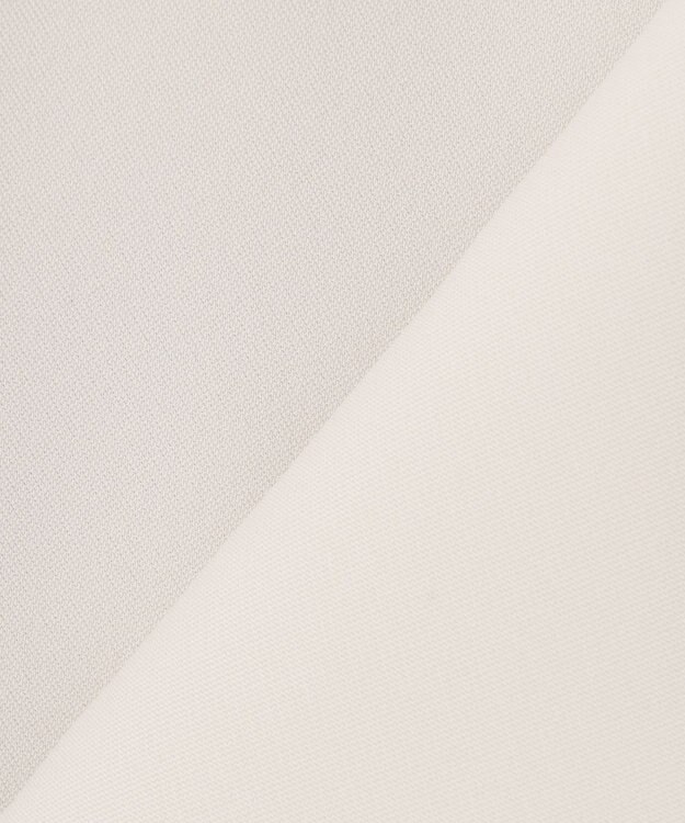 ICB L 【洗える】ライトダブルクロス フリルデザインブラウス トープ系