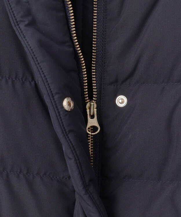 ANY SIS 【撥水・洗える】美シルエットスタンドロング ダウン ネイビー