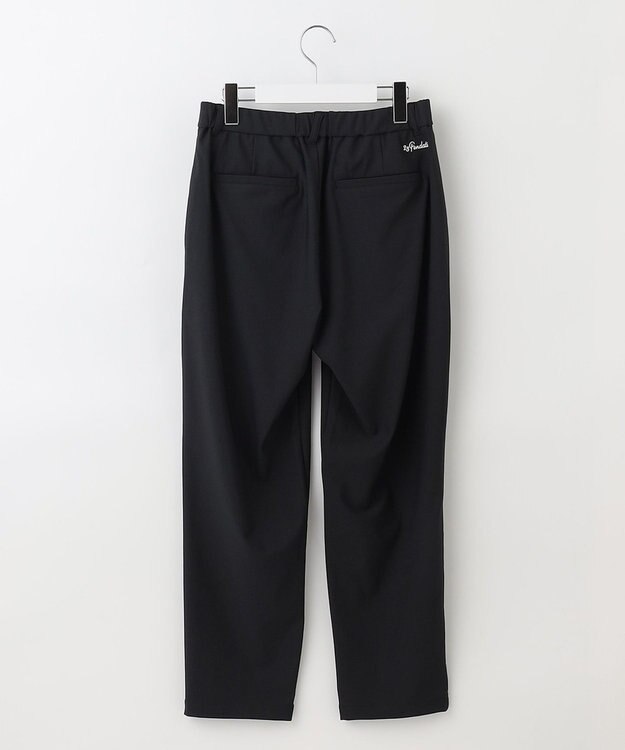 23区GOLF 【23Fondation】セミワイド テーパードパンツ ブラック系