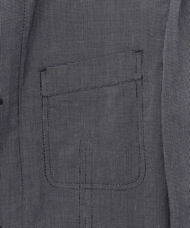 JOSEPH ABBOUD 【JAPANファブリック/軽量】ドライワッシャー ブルゾン ネイビー系