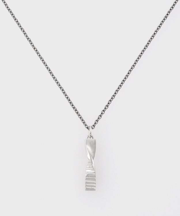 Paul Smith Shadow Stripe Emboss ネックレス シルバー