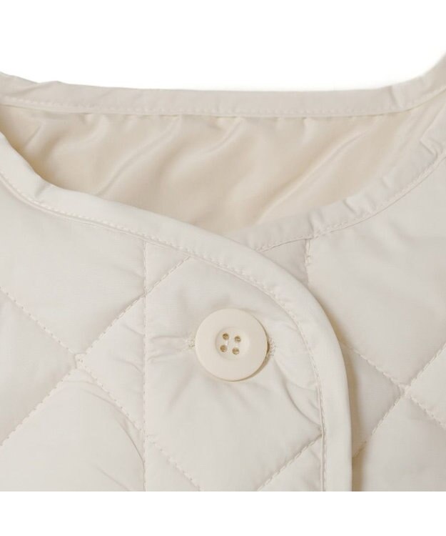 Mother garden しろたん キルティングジャケット ユニセックス 白～オフホワイト