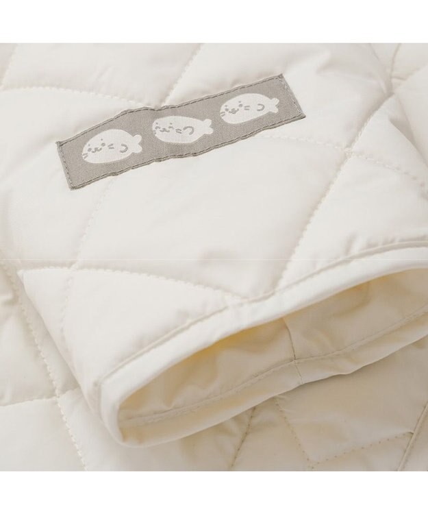 Mother garden しろたん キルティングジャケット ユニセックス 白～オフホワイト