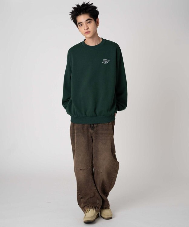 WEGO 【裏起毛/ユニセックス着用ITEM/SMLサイズ展開】アソートグラフィックプルオーバー（4） 柄50