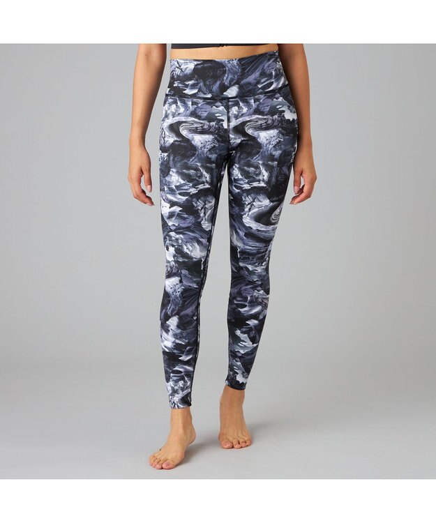 Chacott Chacott BALANCE nergyWave プリントレギンス ネイビープリント