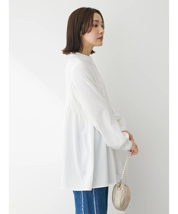 Green Parks マルチＷＡＹボータイチュニック Off White