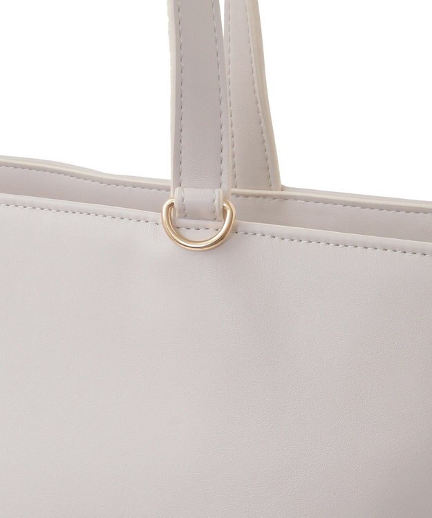 Maison de FLEUR リボンキルティングキャリーオントート Light Pink